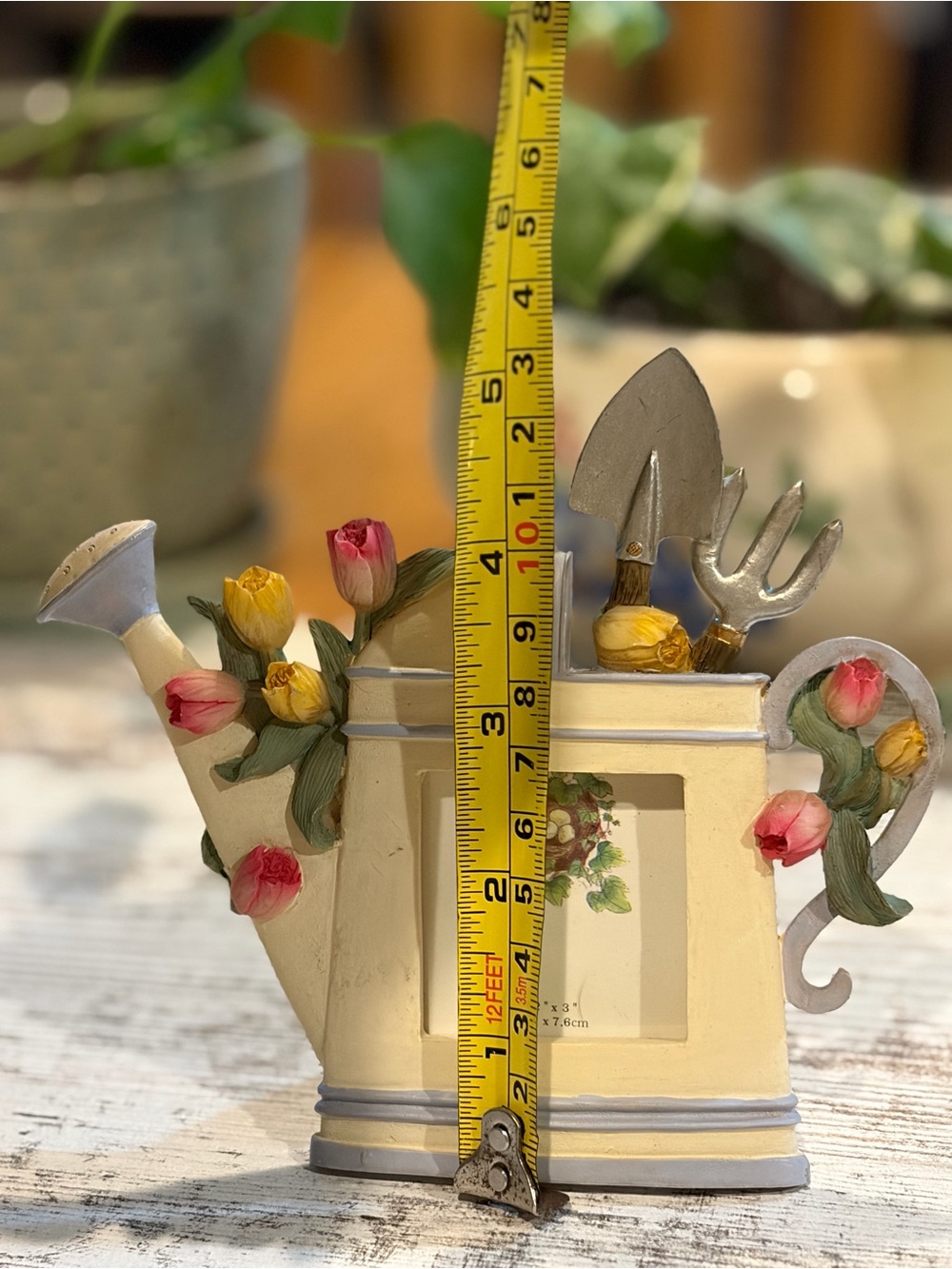 Cottagecore Mini 3D resin Picture frame Set of 3 Sunflower/Garden/Watering Can - Picture 12 of 14